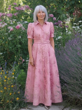 Rosella | Robe Maxi Fleurie Ceinturée