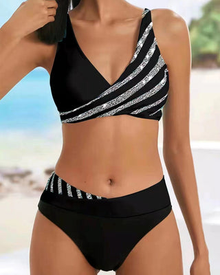 Candela™ | Bikini imprimé aux tons chauds