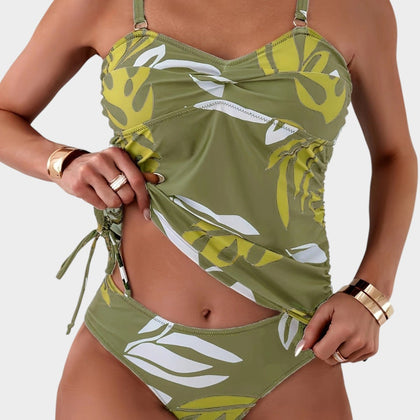 Carmen™ | Bikini à imprimé de feuilles tropicales
