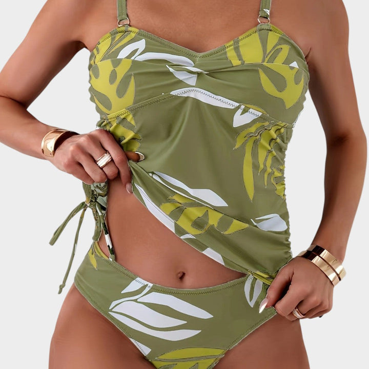 Carmen™ | Bikini à imprimé de feuilles tropicales