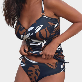 Carmen™ | Bikini à imprimé de feuilles tropicales