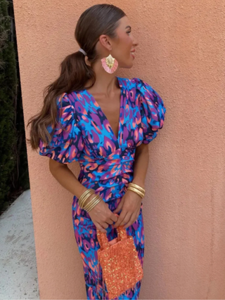 Liliana | Robe Midi Plissée