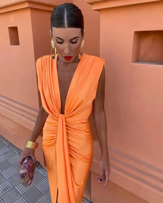 Elise | Robe de Soirée Élégante Drapée