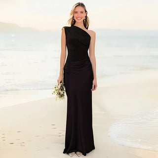 Lena | Robe Maxi à Une Épaule