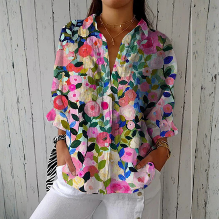 Amandine™ | Blouse en Toile Bloom