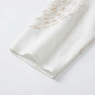 Robe décontractée brodée pour femme