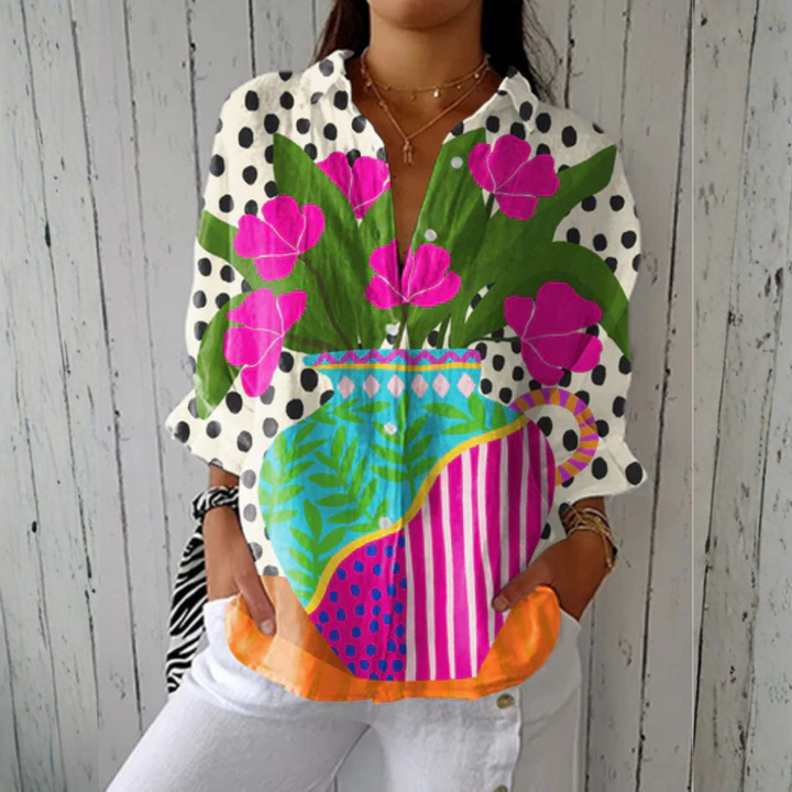 Donna™ | Blouse Vase Fleurie