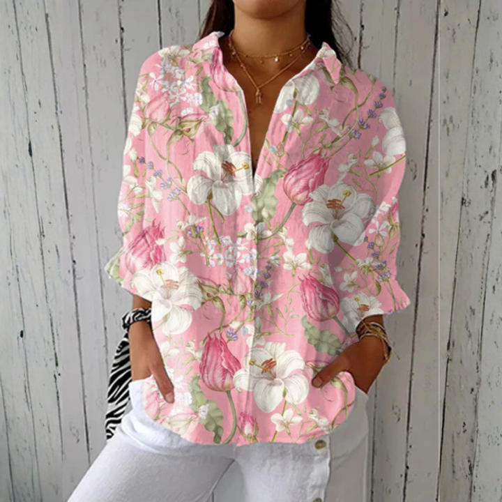 Hannah™ | Blouse Élégante Bloom