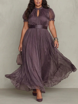 MARILYN™ - ROBE LONGUE D'ÉTÉ ÉLÉGANTE À TAILLE FRONCÉE