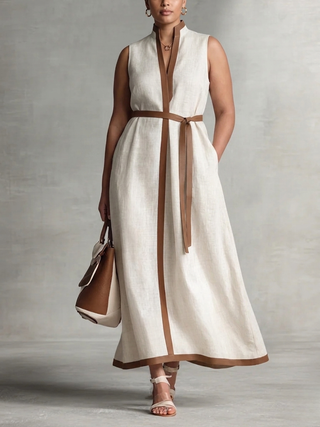 SUZANNE™ - ROBE LONGUE D’ÉTÉ ÉLÉGANTE À COL EN V