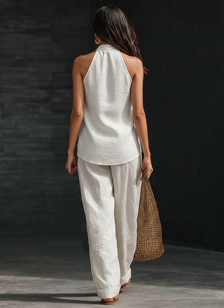 Zoë™ | Ensemble sans manches avec pantalon large
