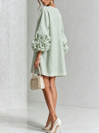 Marilyn - Robe Mini Boutonnée