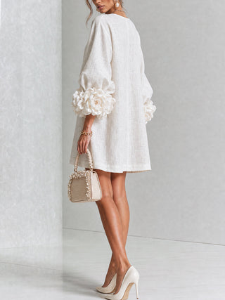 Florence | Robe Mini Boutonnée Florale