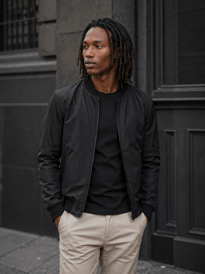 Adriano™ – Relaxed Fit Baseball Jacket – North & Co. Canada