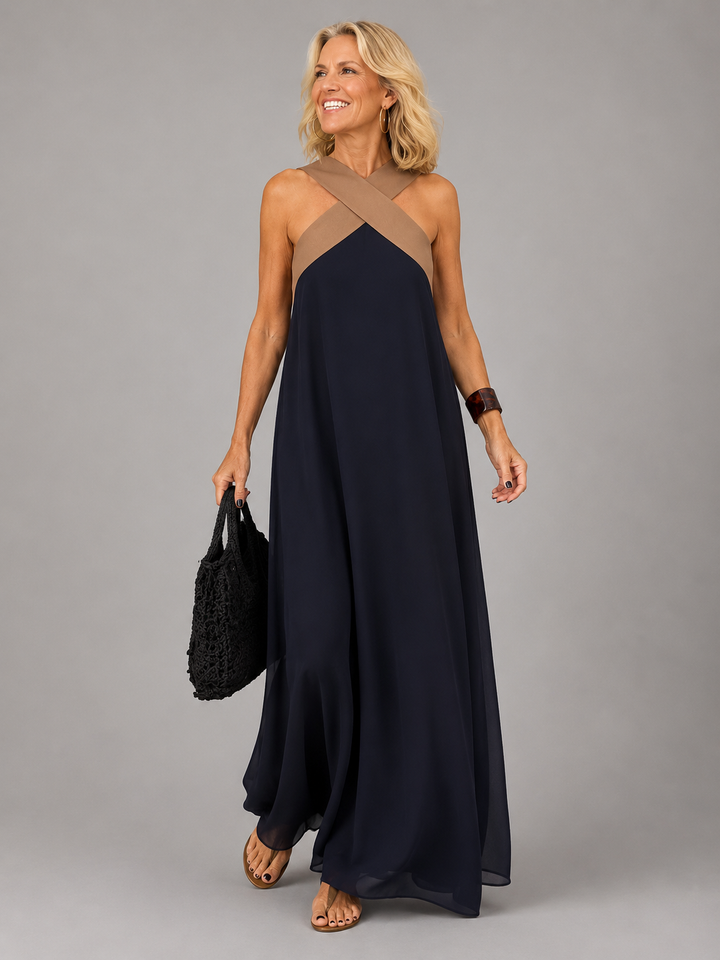 Velora™ | Robe Maxi Élégance Croisée