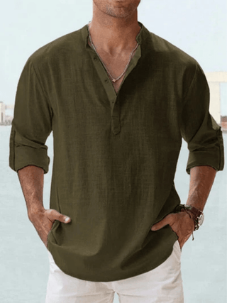 Cazel | Breathable Linen Shirt - North & Co. Canada