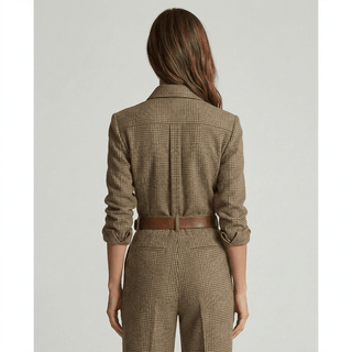 Celia | Combinaison à carreaux aux détails raffinés • S1 - North & Co. Canada