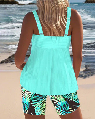 Daphne™ | Tankini côtelé brillant avec short - North & Co. Canada