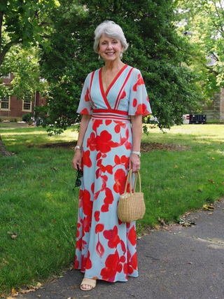 Katrina | Robe Maxi Imprimée Fleurs