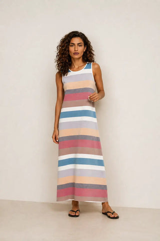 Demi™ | Robe bohème rayée sans manches – North & Co. Canada