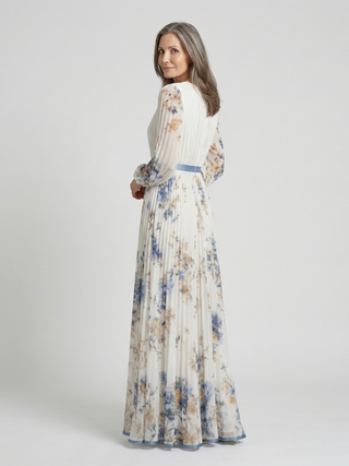 Sybil | Robe Maxi Plissée Fluide
