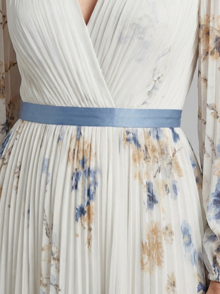 Sybil | Robe Maxi Plissée Fluide