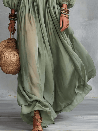 Élodine™ | Robe longue bohème à imprimé floral - North & Co. Canada