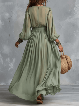 Élodine™ | Robe longue bohème à imprimé floral - North & Co. Canada