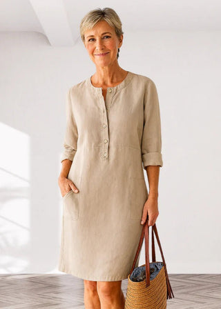 EVI | Casual women's dress with a loose fit and timeless look for every day - North & Co. Canada