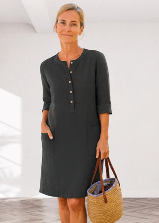 EVI | Casual women's dress with a loose fit and timeless look for every day - North & Co. Canada