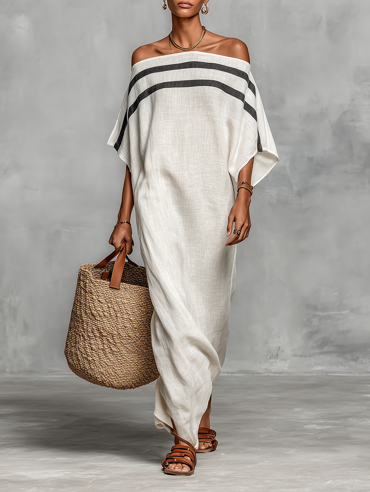 PATRICIA™ - ROBE LONGUE ÉLÉGANTE À ÉPAULES DÉNUDÉES