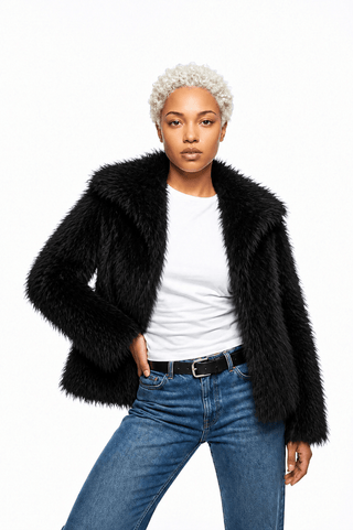 Fiora™ | Manteau doux en fausse fourrure – North & Co. Canada