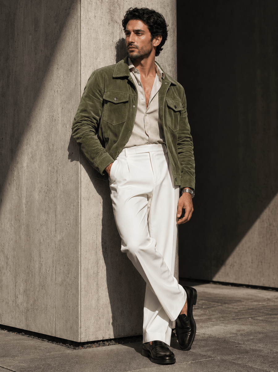 Fausto™ | Corduroy Trucker Jacket