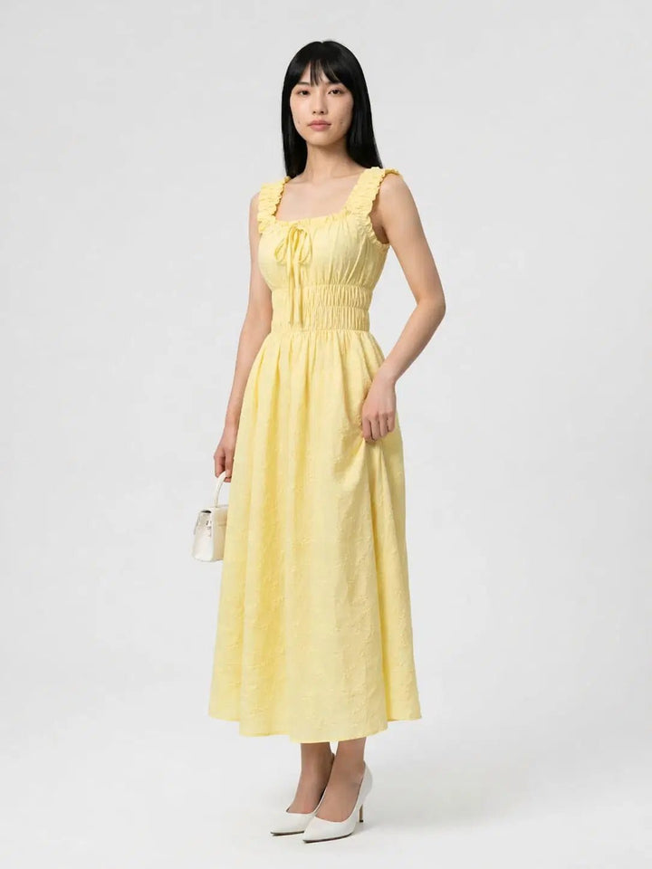 Flora™ | Robe longue décontractée texturée – North & Co. Canada