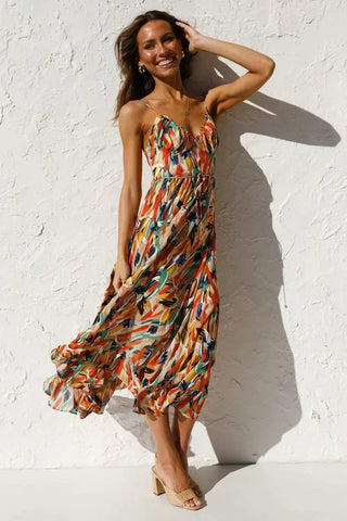 GABRIELLA | Printed Summer Dress with Fresh Comfort and Sunny Style - North & Co. Canada