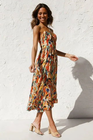 GABRIELLA | Printed Summer Dress with Fresh Comfort and Sunny Style - North & Co. Canada