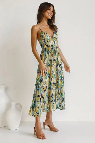GABRIELLA | Printed Summer Dress with Fresh Comfort and Sunny Style - North & Co. Canada
