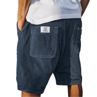 Luca™ | Short en velours côtelé à broderie rétro – North & Co. Canada