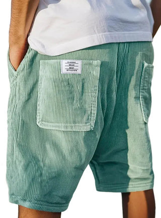 Luca™ | Short en velours côtelé à broderie rétro – North & Co. Canada