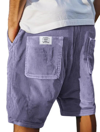 Luca™ | Short en velours côtelé à broderie rétro – North & Co. Canada