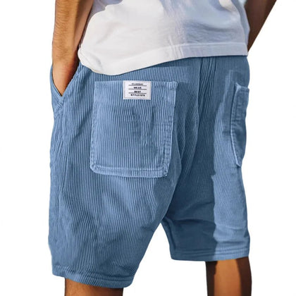 Luca™ | Short en velours côtelé à broderie rétro – North & Co. Canada