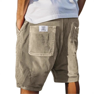 Luca™ | Short en velours côtelé à broderie rétro – North & Co. Canada