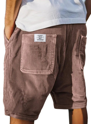 Luca™ | Short en velours côtelé à broderie rétro – North & Co. Canada