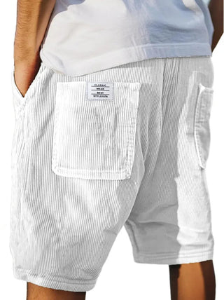 Luca™ | Short en velours côtelé à broderie rétro – North & Co. Canada
