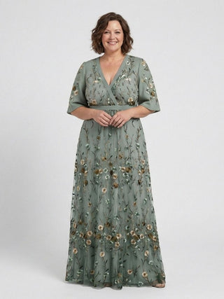 Emily | Robe Maxi Florale à Décolleté en V
