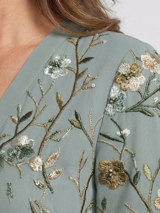 Emily | Robe Maxi Florale à Décolleté en V