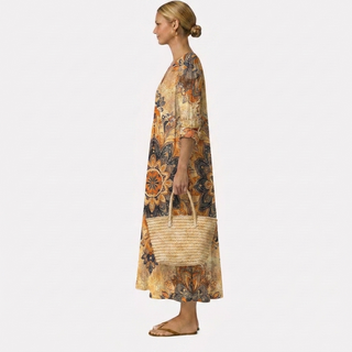 Dora™ | Robe Florale Élégance Naturelle