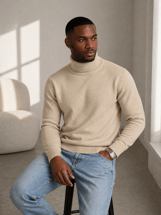 Aldo™ | Chandail en maille côtelée à col montant – North & Co. Canada