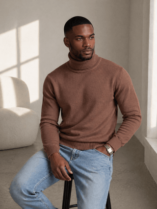Aldo™ | Chandail en maille côtelée à col montant – North & Co. Canada