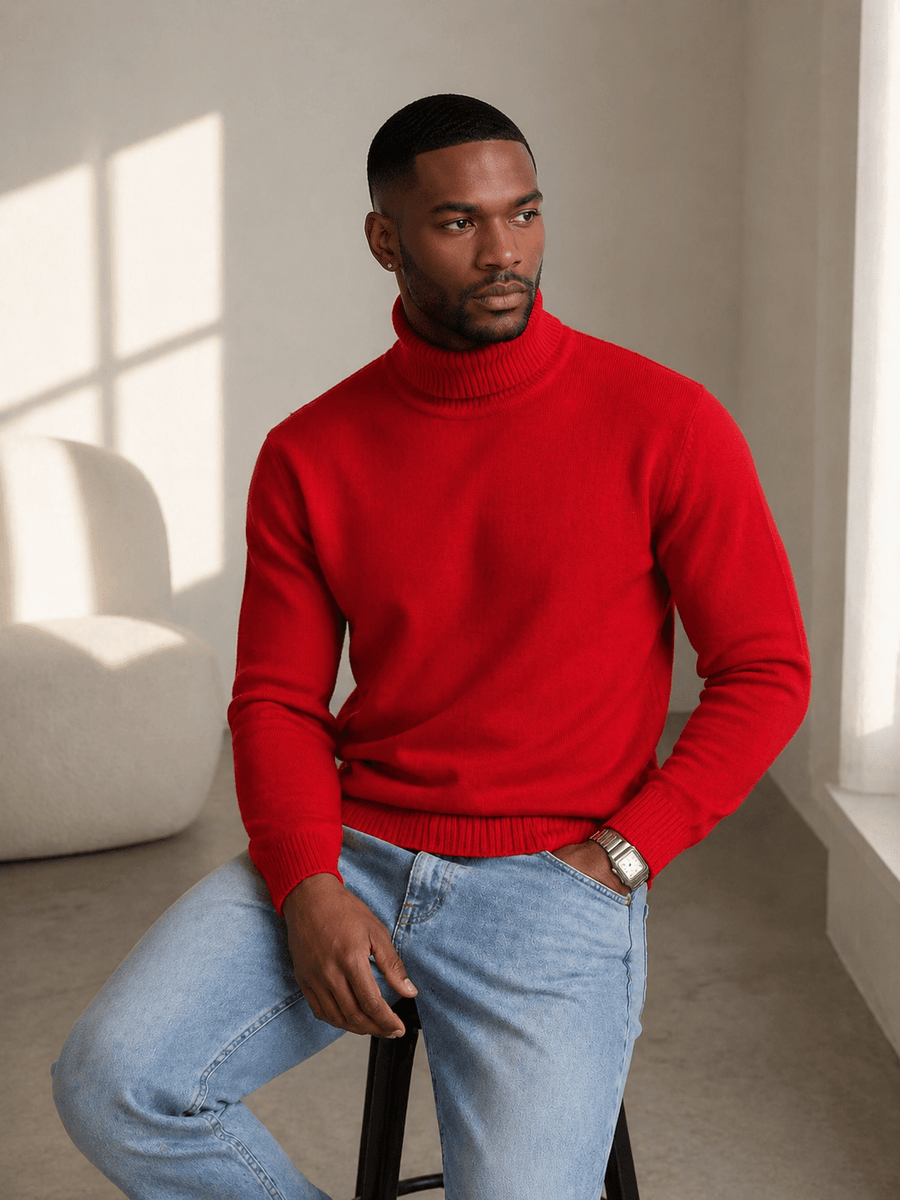 Aldo™ | High-Neck Ribbed Knit Sweater